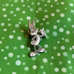 Vintage Bugs Bunny Enamel Pin 🐰 Looney Tunes Warner Bros Store 90s